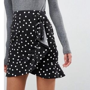 Polka Dot Mini Skirt